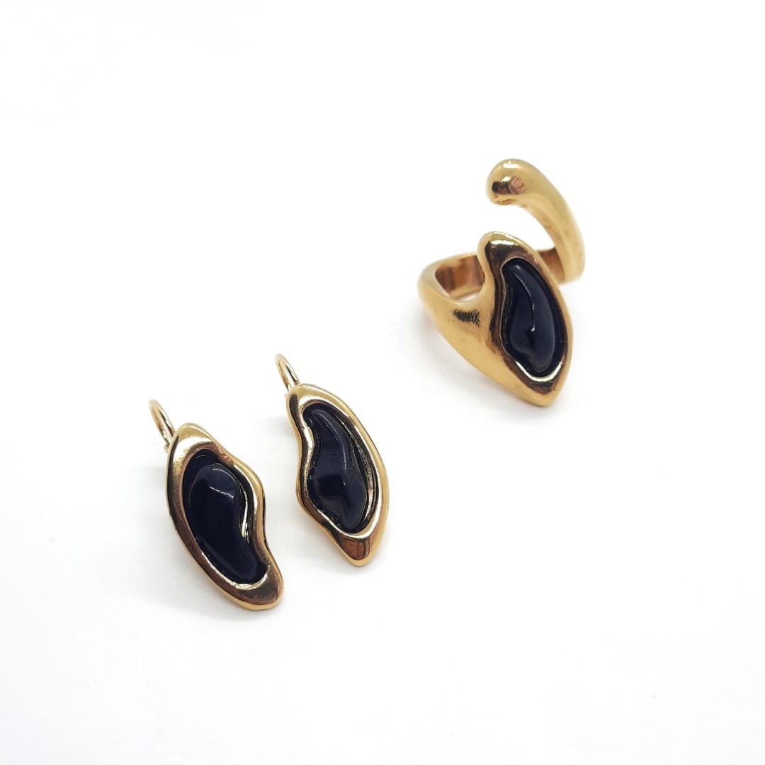 Massiver Gold Ring - Asteroid Ringe KOOMPLIMENTS