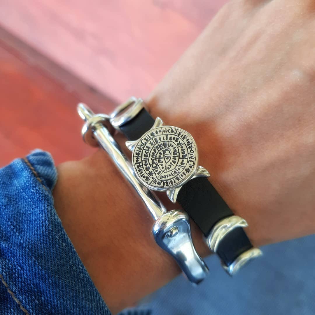 Massiver Silber Armreif in Hufeisenform Armband KOOMPLIMENTS