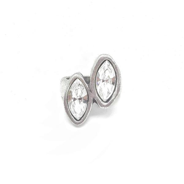 Massiver Silber Ring mit Swarovski Steine - Juliette Ringe KOOMPLIMENTS