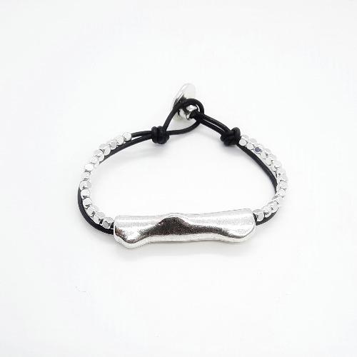 Massives Armband mit  Silberperlen - Wild Armband KOOMPLIMENTS