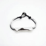 Massives Armband mit  Silberperlen - Wild Armband KOOMPLIMENTS