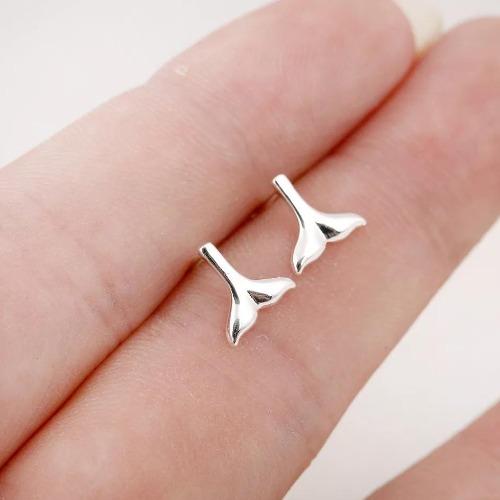 Mini Ohrstecker Silber Meerjungfrau Ohrstecker KOOMPLIMENTS