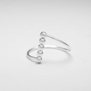 Minimalistischer Ring aus Silber - Kugeln Ringe KOOMPLIMENTS