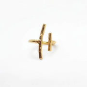 Minimalistischer Ring Parallele Linien Ringe KOOMPLIMENTS