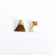 Modern stainless steel triangle Earrings KOOMPLIMENTS