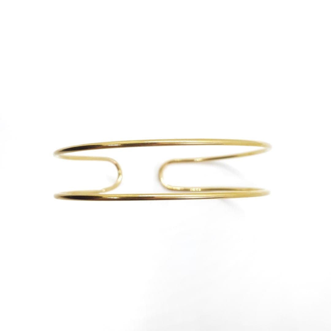 Moderner Armreifen aus Edelstahl - ALESSIA Armband KOOMPLIMENTS