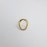 Moderner Ring ovaler Kreis Gold - Cosmos Ringe KOOMPLIMENTS