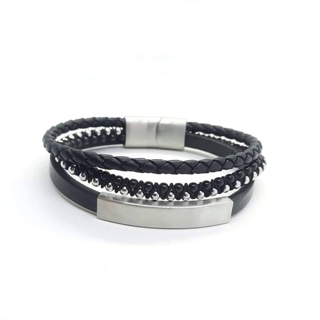 Modernes Herren Armband - Trio Armband Herren KOOMPLIMENTS