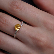 Muschel Ring Ringe KOOMPLIMENTS