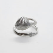 Muschelring mit Astguss in Sterlingsilber 925 Ringe KOOMPLIMENTS