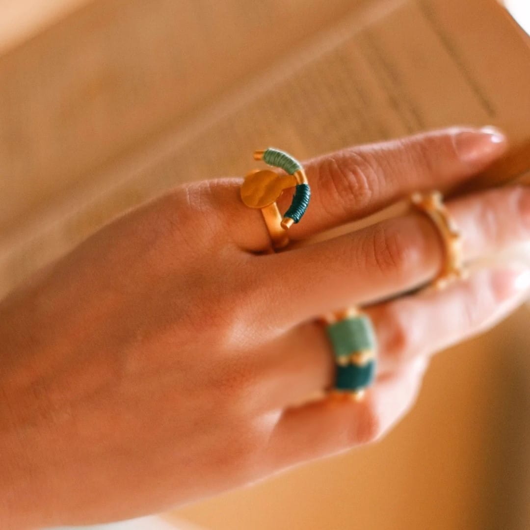 Nachhaltiger Damen Ring Gold - Tota Ringe KOOMPLIMENTS