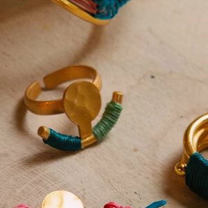 Sustainable women's ring gold - Tota