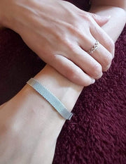 Netz-Armband aus echtem Sterlingsilber 925 Armband KOOMPLIMENTS