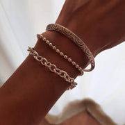Offene Armspange aus Silber - Niger Armband KOOMPLIMENTS