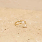 Offener Ring mit Perlen - PERLA Ringe KOOMPLIMENTS