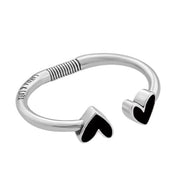 Offenes starres Armband mit Herzen - GEGENPOLE Armband KOOMPLIMENTS