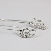 Ohrringe mit Anhänger aus Sterlingsilber - SPITZE Ohrringe KOOMPLIMENTS