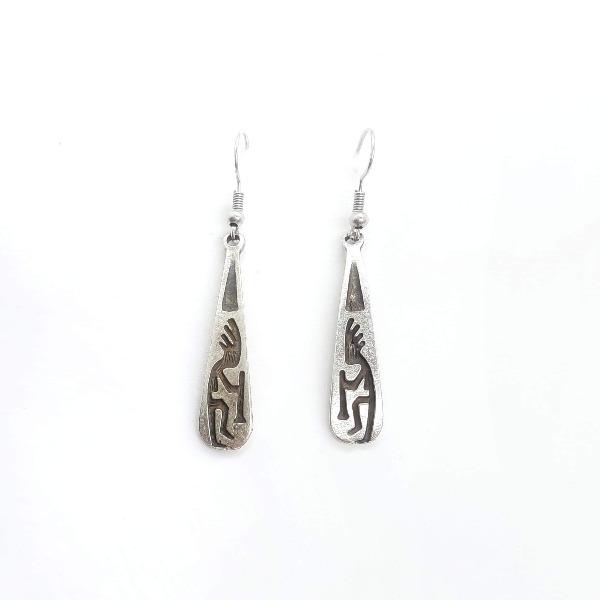 Ohrringe Silber mit afrikanischen Muster - Africana Ohrringe KOOMPLIMENTS