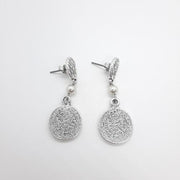 Ohrringe Silber mit Medaillon Phaistos Ohrringe KOOMPLIMENTS