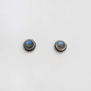 Ohrstecker in argento con labradorite - IRIDISE