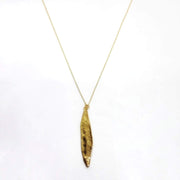 Olivenblatt Halskette - Gold Halsketten KOOMPLIMENTS