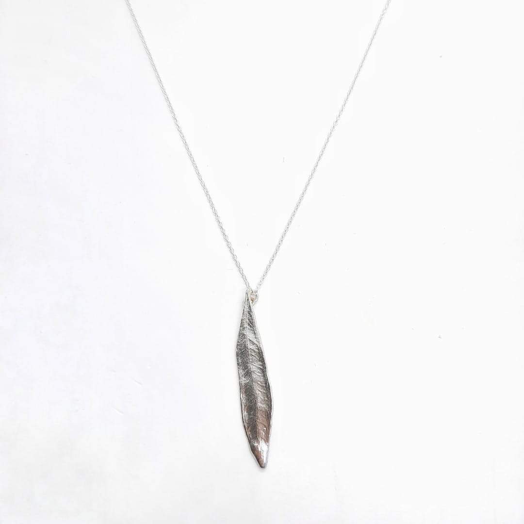 Olivenblatt Halskette - Silber Halsketten KOOMPLIMENTS