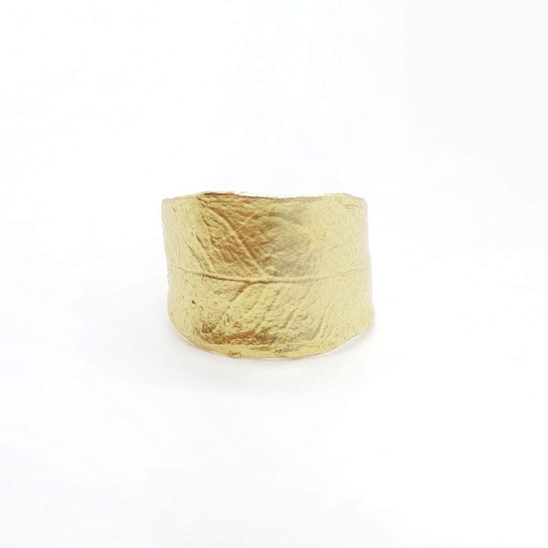 Olivenblatt Ring - Gold Ringe KOOMPLIMENTS