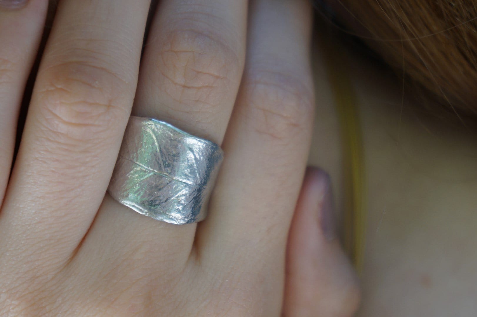 Olivenblatt Ring - Silber Ringe KOOMPLIMENTS