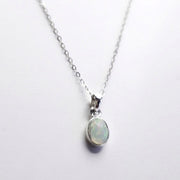 Opal Kette aus Silber Halsketten KOOMPLIMENTS