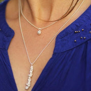 Originelle Damen-Halskette aus recyceltem Silber - Bulle Halsketten KOOMPLIMENTS