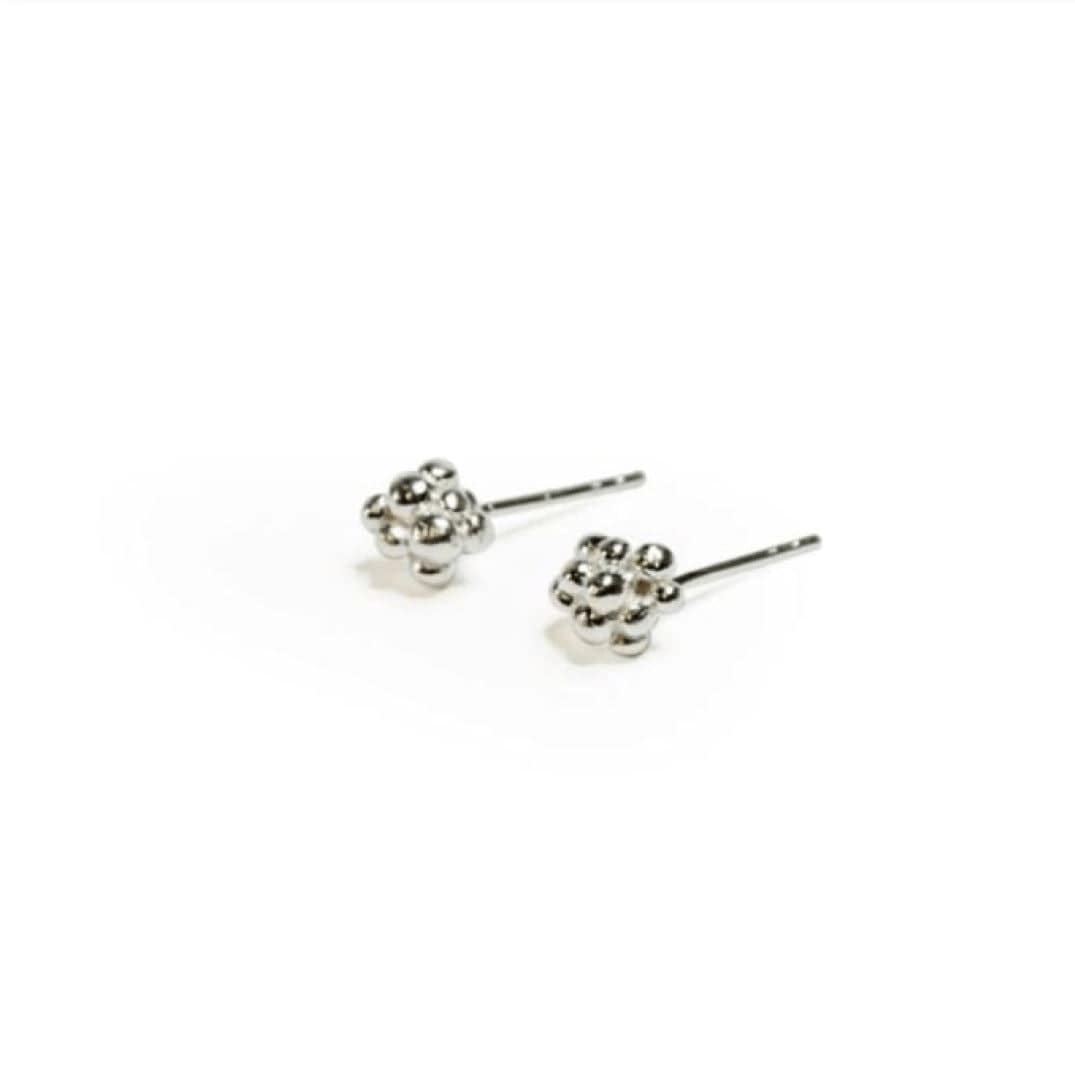 Originelle Damen-Ohrstecker aus recyceltem Silber - Bulle Ohrstecker KOOMPLIMENTS