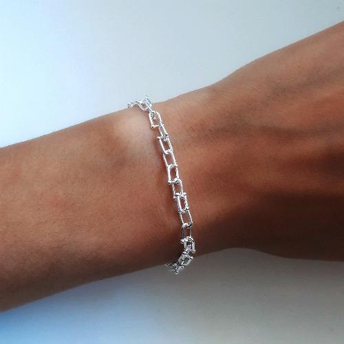 Originelle feine Silber Armkette - Harmonious Armband KOOMPLIMENTS