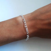 Originelle feine Silber Armkette - Harmonious Armband KOOMPLIMENTS