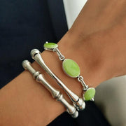 Ovales Armband in Grün - Lili Armband KOOMPLIMENTS