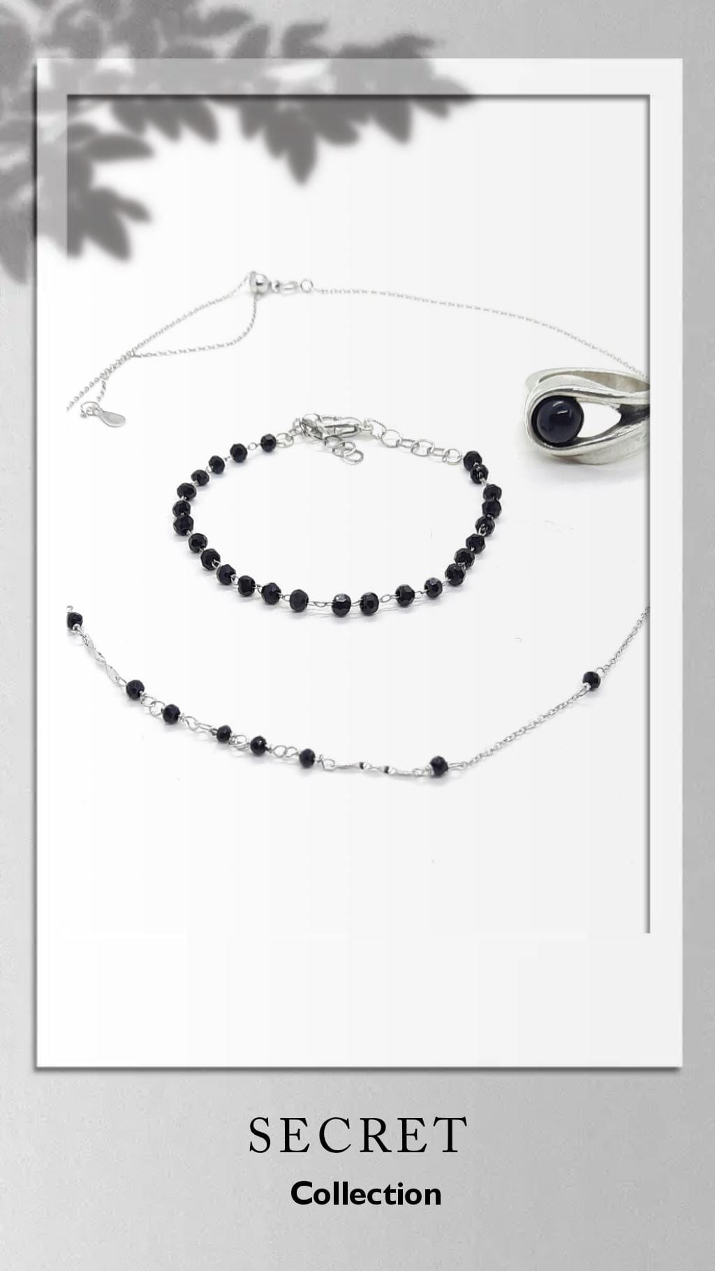 Perlen Silberring für Damen - Ojo Negro Ringe KOOMPLIMENTS