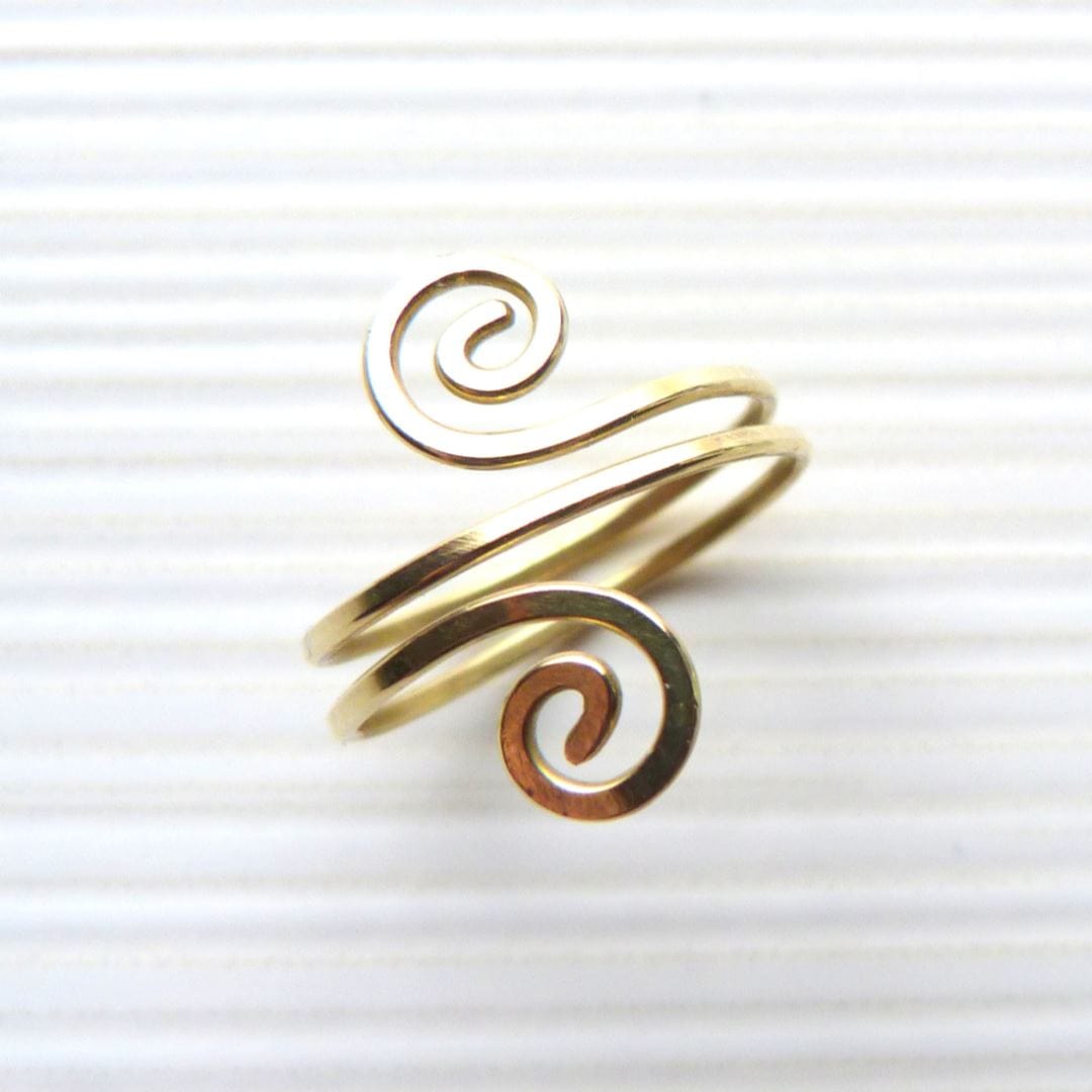 Poséidon-Ring für Frauen aus echtem Messing Ringe KOOMPLIMENTS