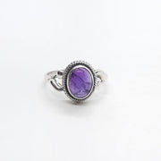 Ring aus Silber mit Amethyst - JAIPUR Ringe KOOMPLIMENTS