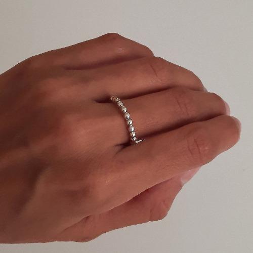 Ring aus Sterlingsilber Kugeln Ringe KOOMPLIMENTS