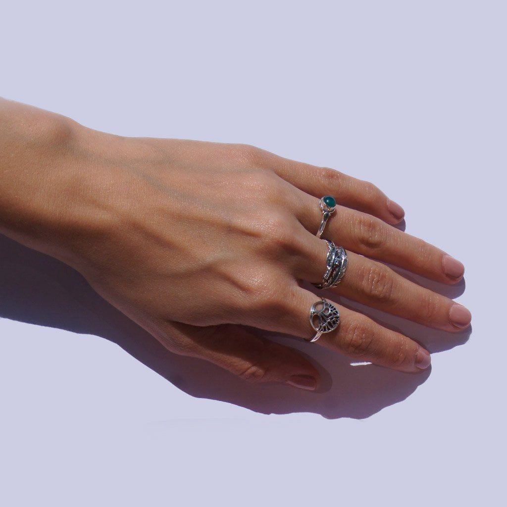 Ring aus Sterlingsilber - Lebensbaum Ringe KOOMPLIMENTS