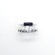 Ring für Frauen Silber Doppel Kette - Chain Ringe KOOMPLIMENTS