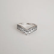 Ring in kronenform aus echtem Silber Ringe KOOMPLIMENTS
