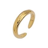 Ring Massiv Silber in Gold - Love Ringe KOOMPLIMENTS