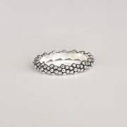 Ring mit Blumen aus Silber Ringe KOOMPLIMENTS