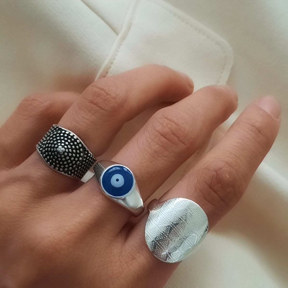 Ring Türkisches Auge Nazar Ringe KOOMPLIMENTS