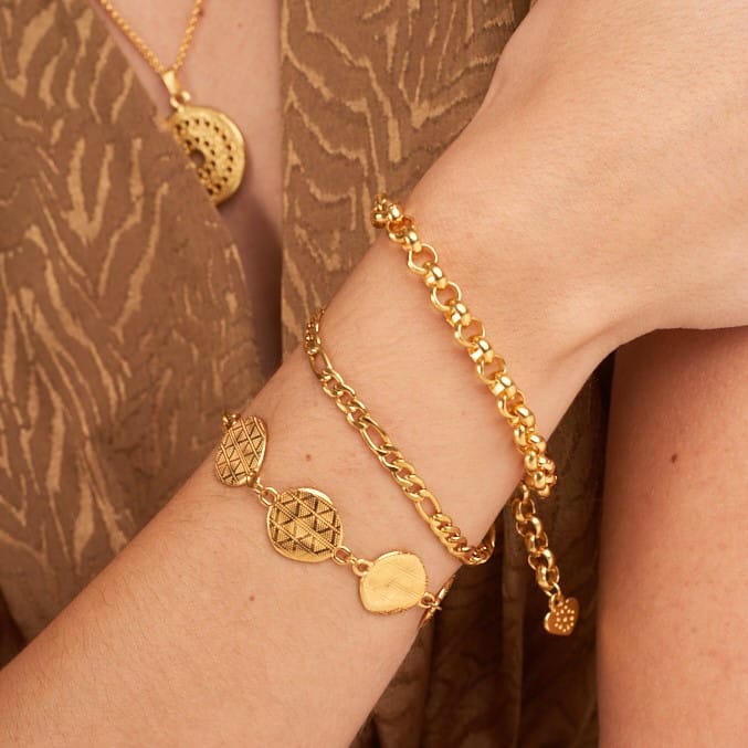 Rolo Kettenarmband - Herz Armband KOOMPLIMENTS
