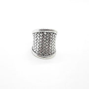 Rustikaler Ring im Korb Design - Basket Ringe KOOMPLIMENTS