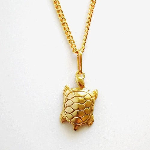 Schildkröten Anhänger vergoldet - Tyrona Halsketten KOOMPLIMENTS