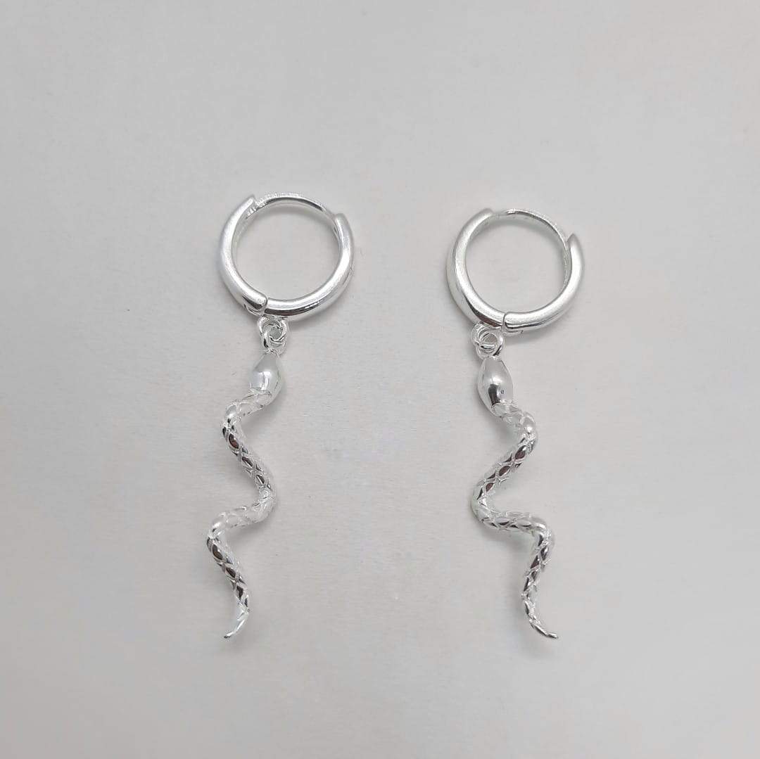 Schlangen Ohrringe Silber - Snake Ohrringe KOOMPLIMENTS