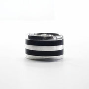 Schlichter Tuareg Ring Schwarze Linien Ringe KOOMPLIMENTS