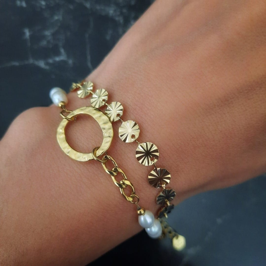 Schlichtes Armband aus Edelstahl - CATALINA Armband KOOMPLIMENTS